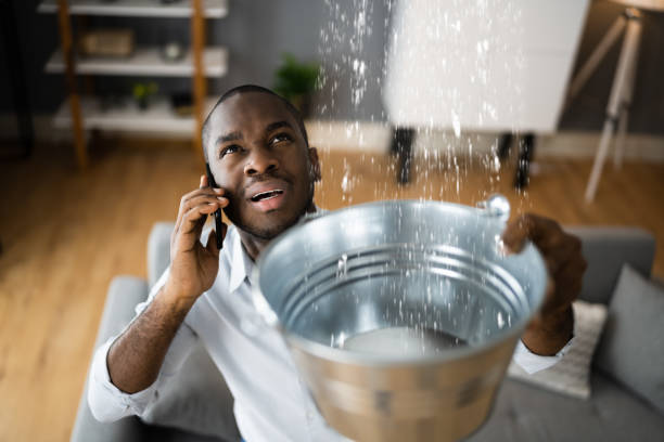 Water damage restoration process in CO